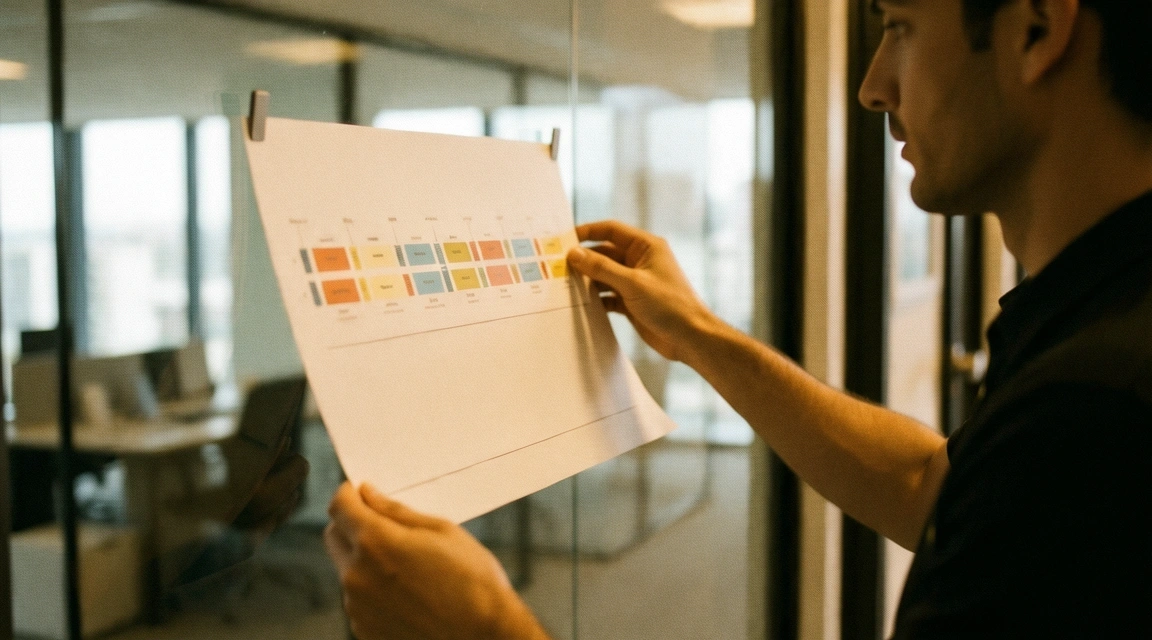 Organizational synchronization visualization