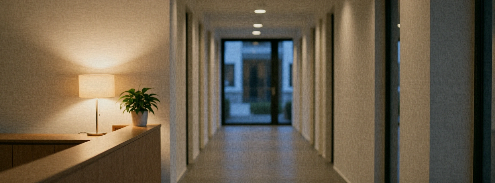 A serene professional environment symbolizing clarity and focus.